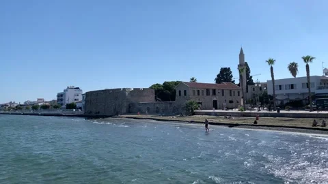 Larnaca fortress Stock Footage 282993533
