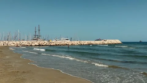 Larnaca Marina 1 (Editorial) Stock-Footage 318353502