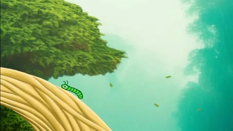 UP LARVA Stock Footage 247862081