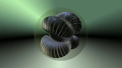 Larvae cocoon sci-fi parasite Video stock 98681455