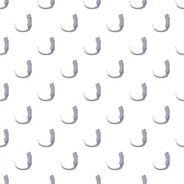Laryngoscope medical device seamless pattern for healthcare backgrounds Stock Illustration