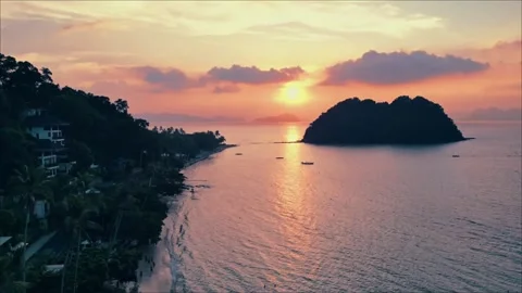 Las Cabanas Beach in Philippines Stock Footage 302997856