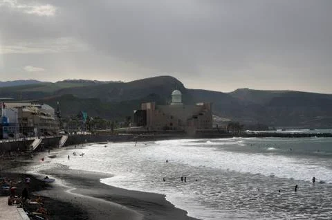 Las Canteras beach Stock Photos