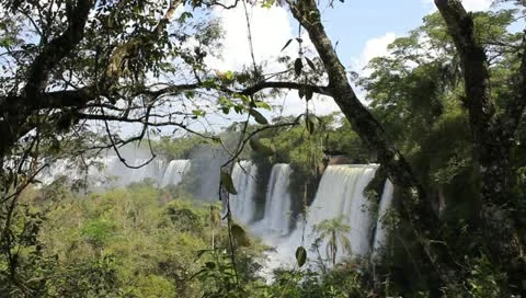 Las Cataratas de Iguazú Stock Footage