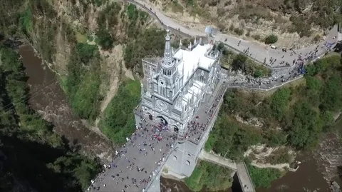 Las Lajas Sanctuary Stock Footage 85424351
