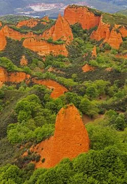 Las Medulas, Spain Stock Photos