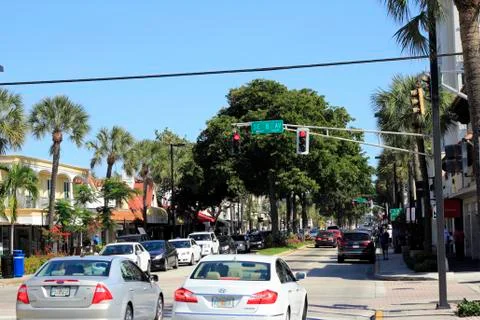 Las olas shopping district Stock Photos
