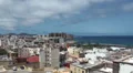 Las Palmas ocean front panorama motion view HD Footage