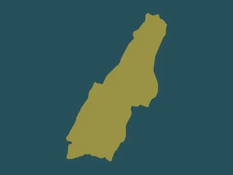 Las Piedras, Puerto Rico. Solid color shape 스톡 일러스트