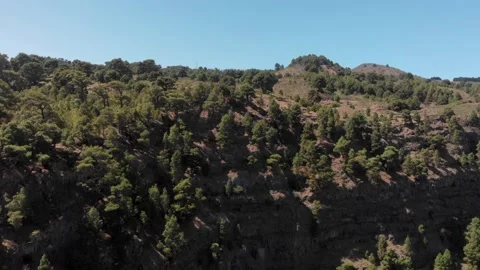Las Playas viewpoint. El Hierro. Aerial view. Drone. Stock Footage 325982228