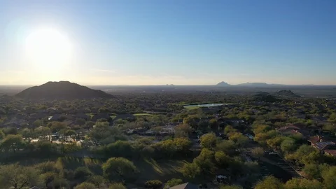 Las Sendas golf course 库存影片 124019002