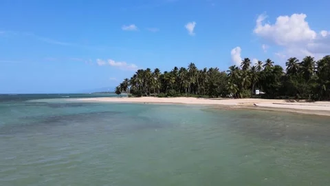 Las Terrenas Beach Dominican Republic Stock Footage 168917679