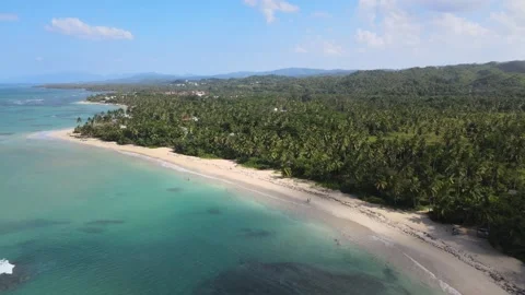 Las Terrenas Beach Dominican Republic Stock Footage 168918019