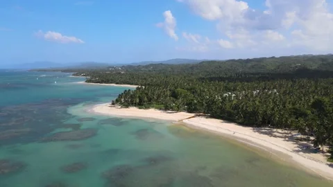 Las Terrenas Beach Dominican Republic Stock Footage 168918108