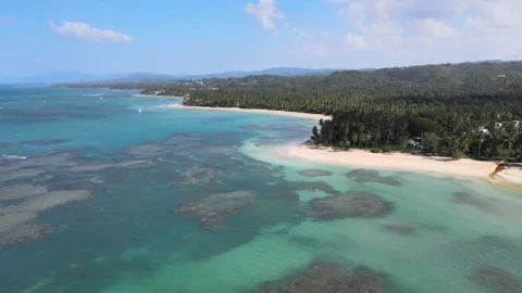 Las Terrenas Beach Dominican Republic Stock Footage 168918909