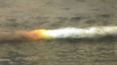 Las Vegas-9 cloud lensing chemtrails tlapse Stock Footage 1007819