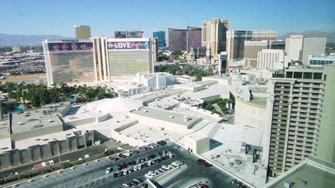 Las Vegas from above Stock Footage 115309617