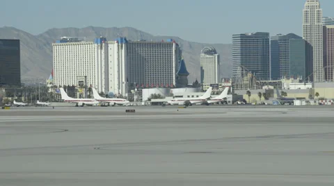 Las Vegas Airport Stock Footage