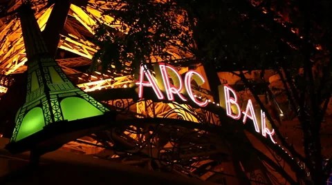 Las Vegas - Arc Bar Static Stock Footage 40714460