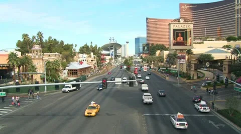 Las Vegas Boulevard Stock Footage 11017852
