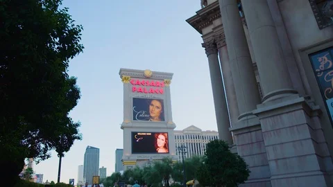 Las Vegas Caesars palace Stock Footage 105900449