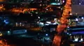 Las Vegas Cityscape 27 Time Lapse Downtown Tilt Up HD Footage