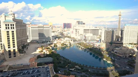 Las Vegas Cloudy Timelapse 库存影片 129393292