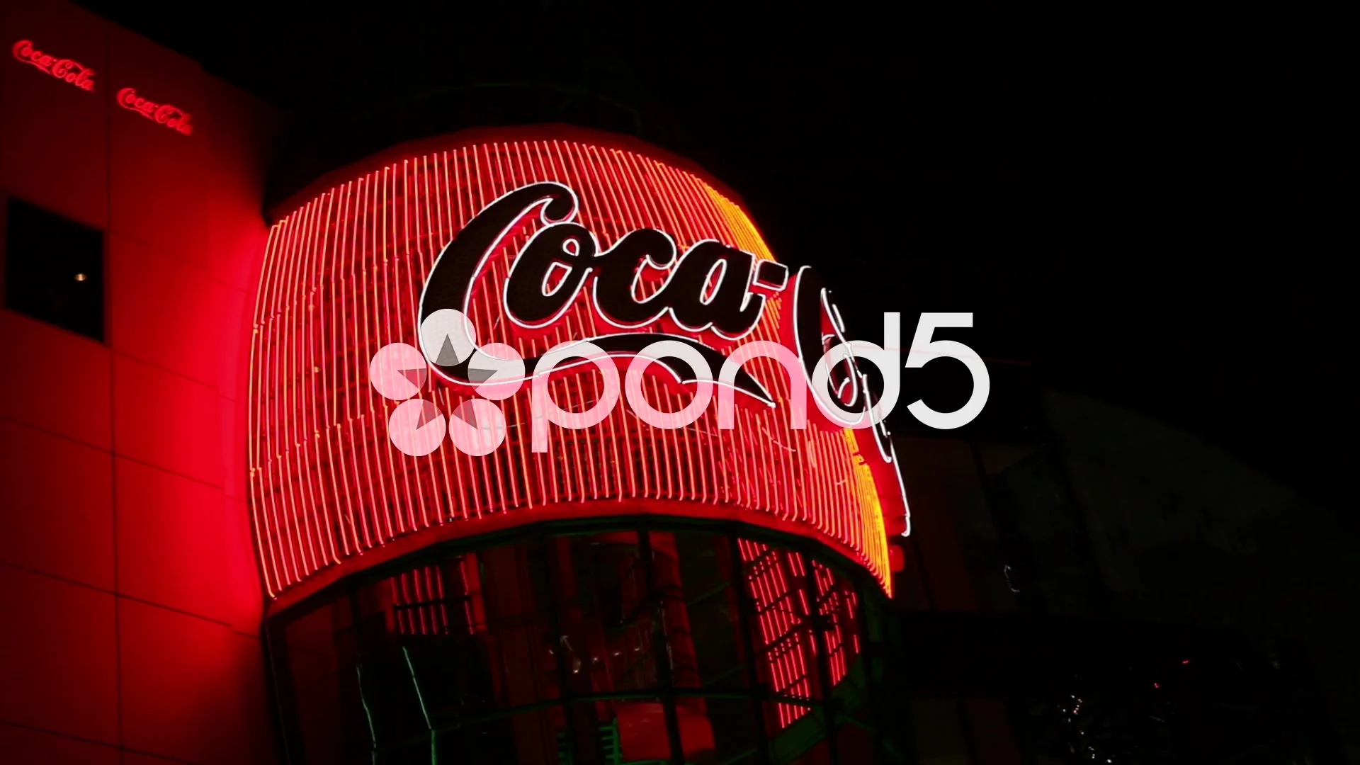 Las Vegas - Coca-Cola Neon Sign | Stock Video | Pond5