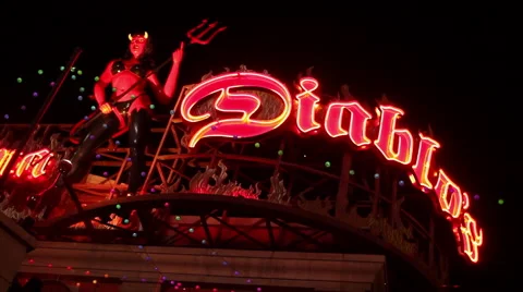 LAS VEGAS - DIABLO'S Stock Footage 40705639