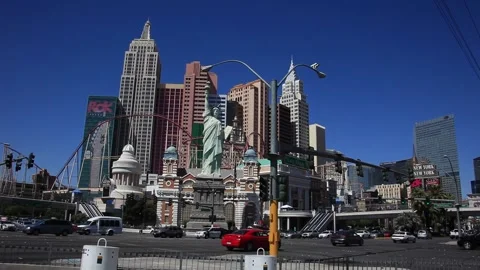Las Vegas during Day time in summer Stock Footage 243623495