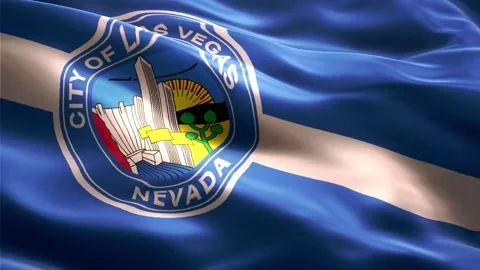 Las Vegas Flag Stock Footage 235855105