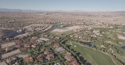 Las Vegas Golf 4 Video stock 77740424