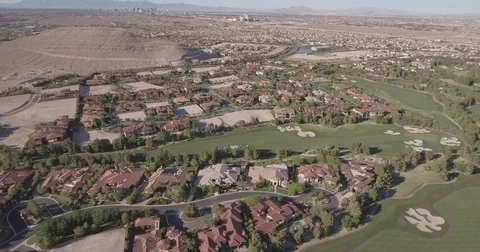 Las Vegas Golf Course 2 Video stock 77740421