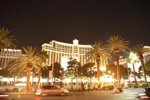 Las Vegas Hotel Bellagio Fountain Stock Photos