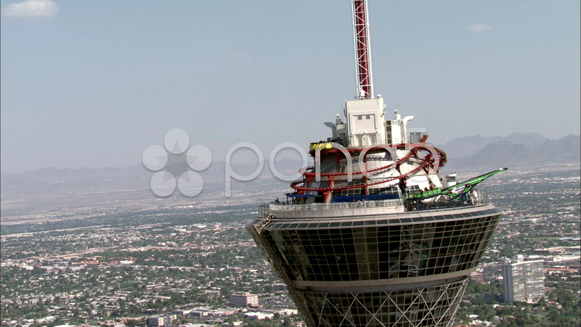 Roller Coaster Atop a Casino, Las Vegas, Nevada