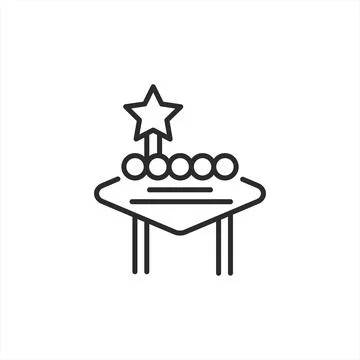 Las Vegas Icon Stock Illustration