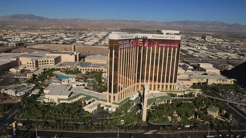 Las Vegas Mandalay Bay Hotel Stock Footage