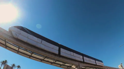 Las Vegas Monorail 動画素材 227236223