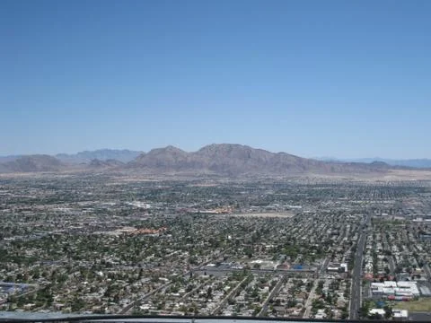 Las Vegas mountain range Stock Photos