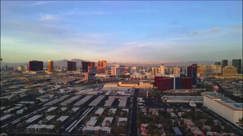 Las Vegas Nevada USA skyline 2 Stock Footage