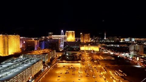 Las Vegas Night Stock Footage 130215696