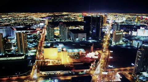 Las Vegas Overhead View Stock-Footage 46635281