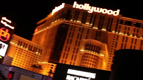 Las Vegas - Quick pan to Planet Hollywood Stock Footage 40714595