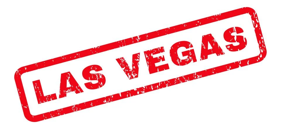 Las Vegas Rubber Stamp Stock Illustration 71007924