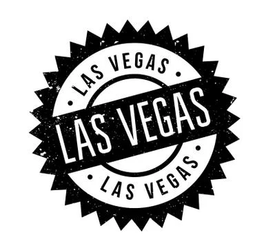 Las Vegas rubber stamp Stock Illustration