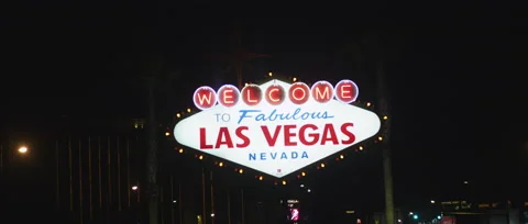 Las Vegas Sign Video stock 44266041