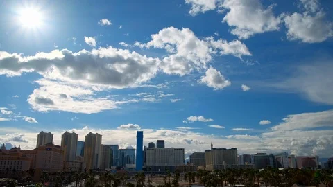 Las Vegas skyline Stock Footage