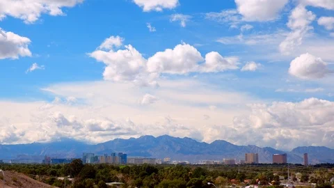 Las Vegas skyline Video stock 105425318