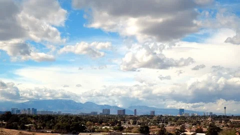 Las Vegas skyline Video stock 105425433