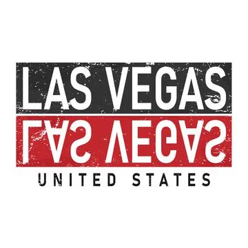 LAS VEGAS, SLOGAN PRINT VECTOR TEXT for t-shirt or printing, poster merch Illustrazione stock